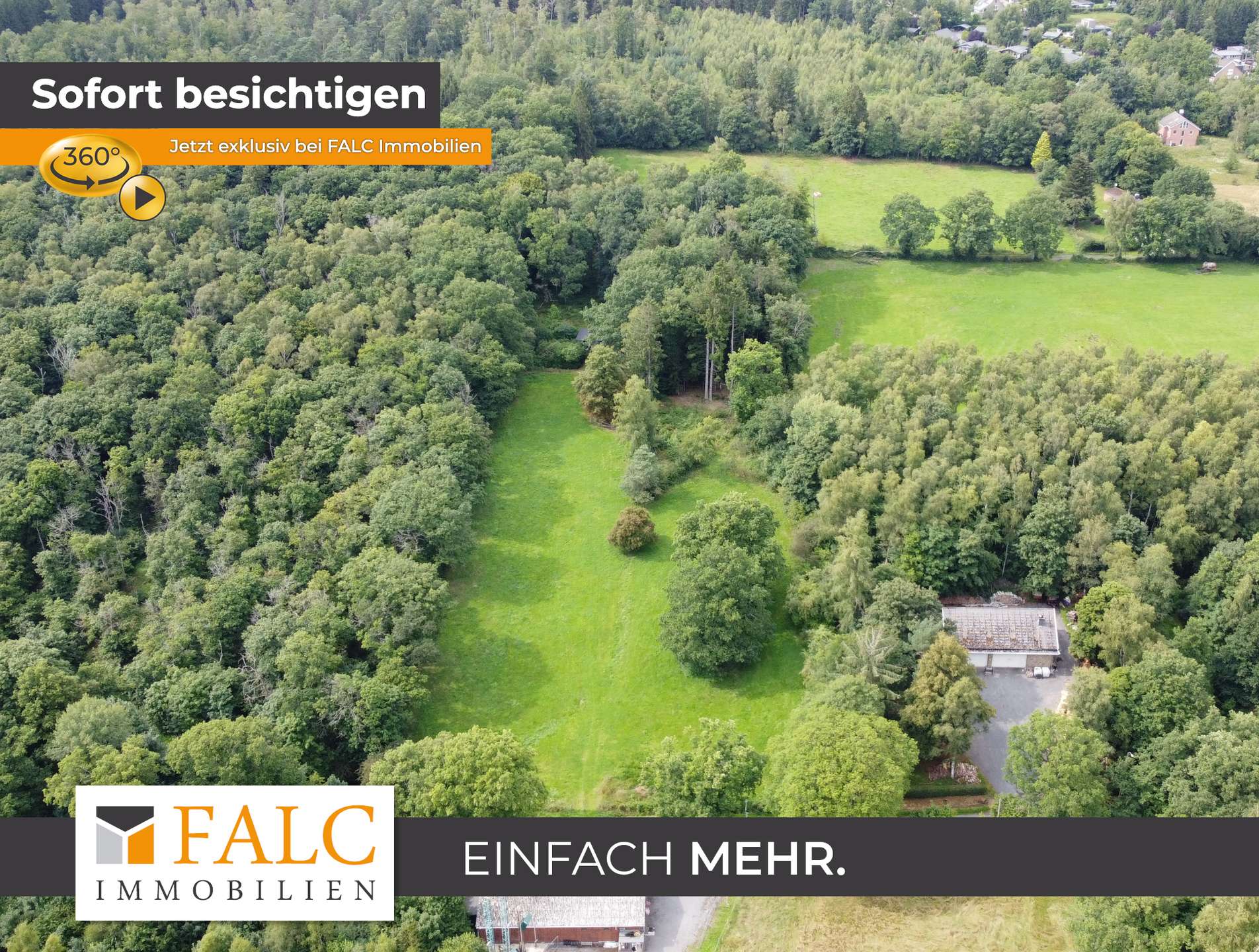 Grundstück von oben 